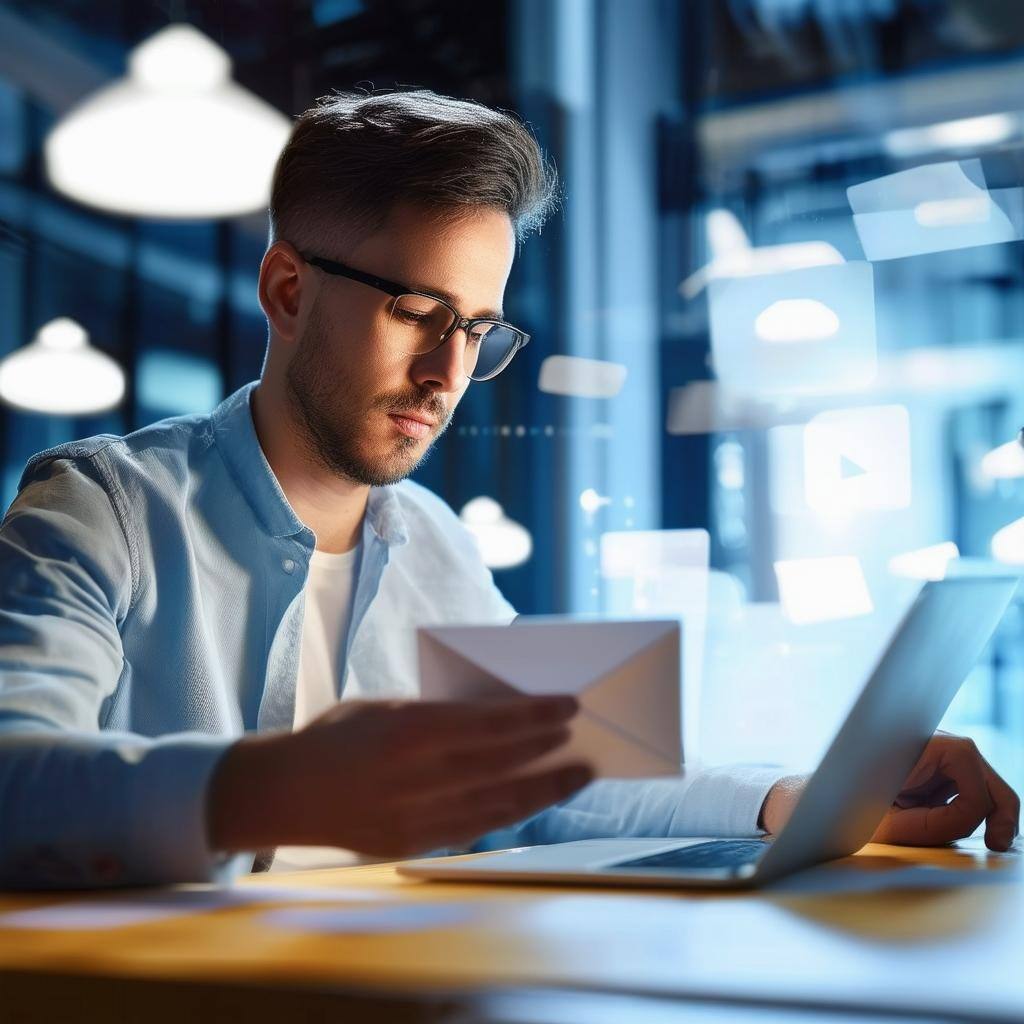 IT Person sending email IT Person sending email